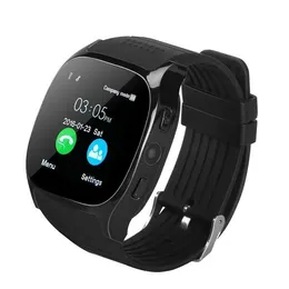 Relojes T8 GPS Reloj inteligente Bluetooth Pasómetro Reloj Actividad deportiva Rastreador Reloj de pulsera inteligente con cámara Reloj Ranura SIM Reloj para IOS A