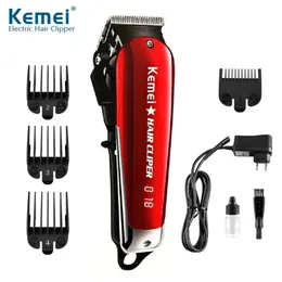 Trimmer New Hot Kemei Professional Professional Cliper Cordless Hairmer LED KM2611 Hair Cliper Carbon Steel Blade Plade MA