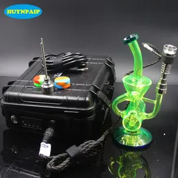 Hosahs Heady D Electric Nail Kit E Digital Nail Coil Pid Rig with Glass Bong Comb Percolator Bongs Oil Rigs E Dab Electric Kit