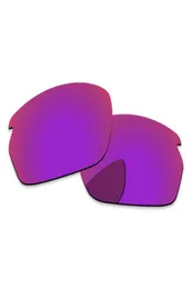 Lenti di ricambio polarizzate a specchio viola rosso per occhiali da sole con cambio in carbonio Telaio 100 protezione UVA UVB1630912