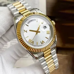 Najlepsza wysokiej jakości zegarek BP producent 40 mm Rzym Day Day 228235 Prezydent Asia 2813 Ruch mechaniczny automatyczne męskie zegarki męskie Wodoodporne świetliste czynnik