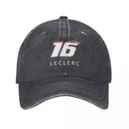 Snapbacks S Charles Leclerc Signature Graphic Dark Cap Cowboy Hat Hat Vintage Man Luxury Golf Hats 230322