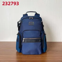 Mens Tumiis Alpha Pack Bags Designer Back Backpack Handbag Books New Men's 0232759D Men Luxury Bravo Roll Top Casual Fashion Computer IK6s