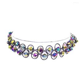 Choker smycken mode strass dressing shopping bröllop semester färgglada hantverk vintage kvinnor halsband