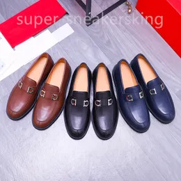 Hochwertige Abendschuhe für Herren, Marke, modische Slipper, klassisches echtes Leder, für Herren, Business, Büro, Arbeit, formelle Schuhe, Designer, Party, Hochzeit, flache Schuhe, Größe 38–45