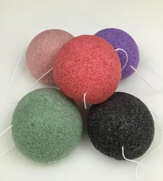 1PCS Natural Konjac Cosmetic Puff Bamboo Charcoal Cleanser Sponge Makeup Cleaning Tool Smooth Beauty charnyaku1818913