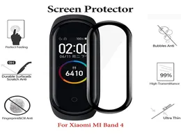 فيلم ثلاثي الأبعاد لـ Xiaomi Mi Band 4 Protector Soft Glass for Mi Band 4 Full Cover Cover Screen Case Case Accessorie8561557
