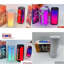 Głośniki przenośne głośniki PSE 5 Wysokiej jakości bezprzewodowe Bluetooth Seapker Waterproof Suboofer RGB Bass Music O System Drop Delivery Electro