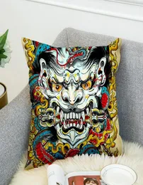 Kuddefodral Samurai Tattoo Art 3D Print Cover Soffa Bed Home Decor Cumow Case Bedroom Cushion For Car Couch11501596