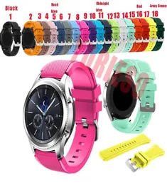 Cinturino sportivo in silicone da 22 mm per Samsung Gear S3 FrontierCinturino classico per Huami Amazfit PaceStratos 21 Braccialetti1781735