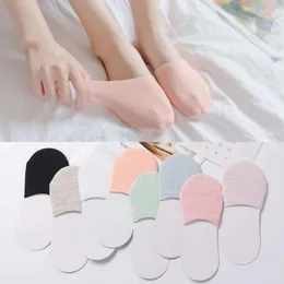 Women Socks 5 Pairs Summer Forefoot Half Foot Toe Cover Lady High-heeled Shoes Invisible No Show Female Breathable Cotton