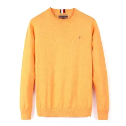 무료 배달 새로운 고품질 폴로 브랜드 남자 스웨터 니트 탄성 면화 캐주얼 풀오버 스웨터 미니 레이싱 게임