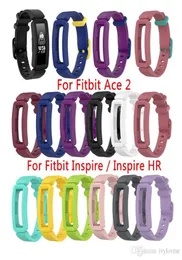 Pulseira de silicone para fitbit ace 2 ace2 pulseira de relógio macia para fitbit inspire inspire hr crianças smartwatch pulseira acessórios 7453300