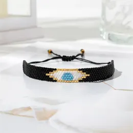 Strand Bluestar Lucky Devil's Göz Bilekleri Kadınlar İçin Erkekler Zarif Miyuli Boncuklar Lüks Çift Takı Pulseras Mujer Bijoux