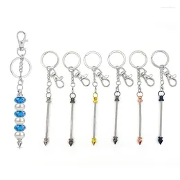 Keychains Fashion Metal Pärled Keyring Hummer Claw Clasp Keychain For Women Men Diy Jewelry Making Car Key Chain Bag Decor Wholesale