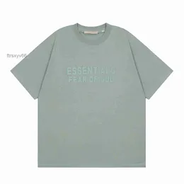 T-shirt da uomo estiva Ess Moda da donna Street Casual Mist Manica corta Fg 1977 Polo in cotone con stampa tridimensionale Nebbia R38E