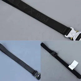 Alyx Roller Belt Men Men Lasered Backle 1017 Alyx 9SM Belts Classic Signature Strap Q0809251a