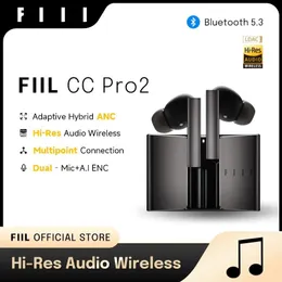 سماعات الأذن Global Version Fiil CC Pro2 توظيف LDAC اللاسلكي سماعات الأذن 42dB Hybrid ANC TWS Bluetooth 5.3 اتصالات سماعات 2