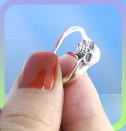 RanyRoy, новый дизайн, кольцо из стерлингового серебра 925 пробы, чертовски череп, S925, распродажа, кольцо с призрачным черепом для женщин и девочек4577390