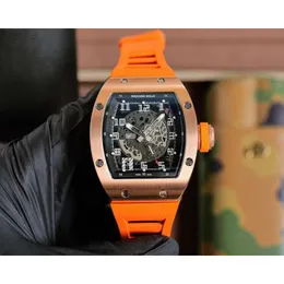 Fantástica marca de designer relógio richa para homens rm010 relógios de pulso 9B0A movimento mecânico qualtiy uhr mostrador de aço inoxidável reloj montre timing preciso luxe AAYG