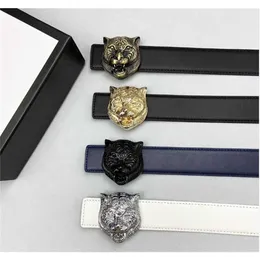 55% Belt Designer New Big tiger head buckle frosted leather atmospheric fashion men's business casual pants belt ancient