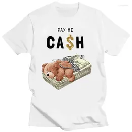 MEN THIRTS MONEY طباعة TSHIRT الرجال قميص القميص الصيفي الموضة قصيرة الأجنحة الجدة غير الرسمية الإبداع الإبداع TEE TEE