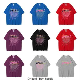 Hiphop sweatshirt designer t-shirt mannen vrouwen losse trui top Sp5der 55555 3d print patroon tee Overszie t-shirt HXSV