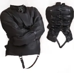 Weibliche Sofe Pu Leder Einstellbar Gebunden Bondage Zwangsjacke Mantel Für Frauen Erotische Körper Harness Fetisch Cosplay Erwachsene BDSM Sex spiel3159145