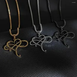 Collane con ciondolo 3 pezzi Plus Collana placcata argento Ms Stile semplice Amore Acciaio inossidabile Cuore di pesca Cento gioielli con clavicola