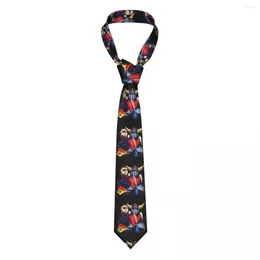 Ties Bow Ties UFO robot Grendizer Goldrake Nucidies Uniseks 8 cm szyja dla mężczyzn mody szerokie garnitury akcesoria kravat ślub