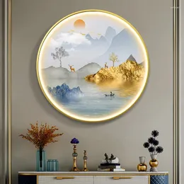 Lâmpada de parede estilo chinês mural lâmpadas interiores decoração led luminárias criativas quarto arandelas para luzes de casa