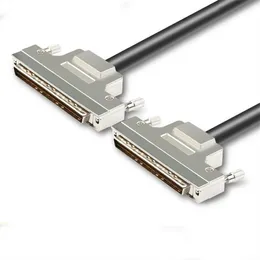 Kabel SCSI HPDB100P kabel podłączenia o wysokiej gęstości 100-pinowy samiec do samca śruba SCSI interfejs urządzenia Kabel danych