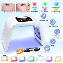 Máquina 7 cores OMEGA Light LED Photon Therapy Machine Máscara facial PDT Light para rejuvenescimento da pele do corpo Acne Treat Beauty Machine Salon EQ