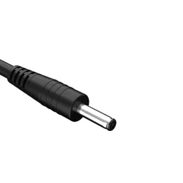 Ventilador pequeno, cabo de carregamento USB preto, removedor de maquiagem, luminária de mesa, lanterna, cabo de dados, furo redondo de 3,5 mm, cabo de alimentação de 5V