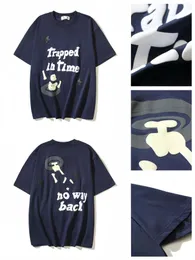 Brooken Planet T-Shirt Tasarımcı T-Shirt Köpük Mektubu Broken Kısa Yüksek Sokak Modeli Gevşek Gevşek Çok Yönlü Modaya Modeli Erkek ve Kadınlar Kısa Kollu T-Shirt 4697