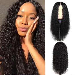 WIGS Water Wave Wig Brazilian شعر شعر مستعار مسبقًا مع شعر الطفل 13 × 6 من الدانتيل المستعار