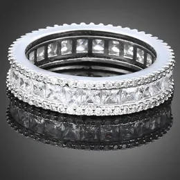 Frauen Männer Mode Kleid Schmuck hochwertige Kristalle Diamant Ring Weihnachten Königin Festival Geschenk Party love261k
