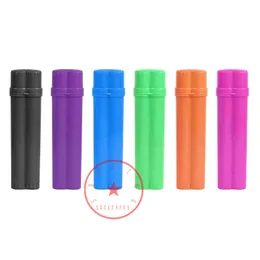 Mais recente multifuncional colorido plástico fumar cone chifre cigarro charuto caixas de armazenamento portátil inovador exclusivo habitação isqueiro stash caso