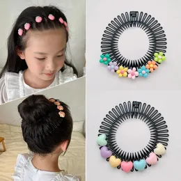 Hair Accessories Children's Combs Broken Clips Trendy Flower Fruit Alloy Girls Hairpin Sweet Lovely FlowerHair Clip