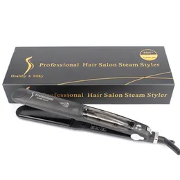 Straighteners Original KangRoad Hair Straightener Professional Hair Iron Salon Steam Styler Tourmaline Ceramic Flat Irons with CE Rosh DHL Shipp