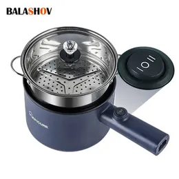 Mini Electric Cooker Machine Household Pot Multi Nonstick Pan SingleDouble Layer Soup Heater Frying EU Plug 231229