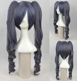 Wigs Yeni 80cm uzunluğunda Culry Simtetik Butlerciel Phantomhive Cosplay Anime Wigfree Nakliye Peruk