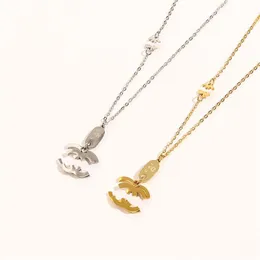 Designe Steel Seal Necklaces 럭셔리 브랜드 보석 목걸이 패션 디자인 액세서리 18k 골드 도금 목걸이 여성의 252x