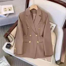 Women's Suits 2023 Autumn And Winter Fashion Temperament Loose Commuter Suit Solid Color Casual Comfortable Versatile Coat