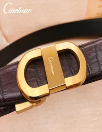 2019 Ciartuar Official Store Luxury New Fashion Designer Men Belt High Quality Genuine Leather Cowskin For Trouser Y190518036681015