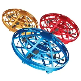 ミニヘリコプターUFO RCドローンインフレハンドセンシング航空機電子モデルQuadcopter Flayaball Small Drohne Toys for Children 231229