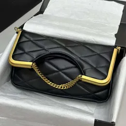 Borsa di design per donna pochette borsa a tracolla trapuntata in morbida pelle di alta qualità con copribocca donna pieghevole borsa a tracolla casual borsa a tracolla