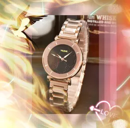 Popular casual luxo feminino abelha pequeno mostrador relógio pulseira de couro genuíno senhora vestido fino caso de aço inoxidável movimento quartzo relógio de pulso super corrente pulseira