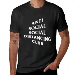 T-shirts pour hommes T-shirt de club de distanciation sociale vierge mode coréenne hommes