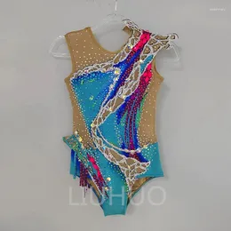 Roupa de palco LIUHUO Ginástica Rítmica Collant Personalizado Terno de Desempenho de Competição de Cheerleading